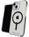 Калъф Gear4 - Santa Cruz Snap, iPhone 14, прозрачен/черен - 6t